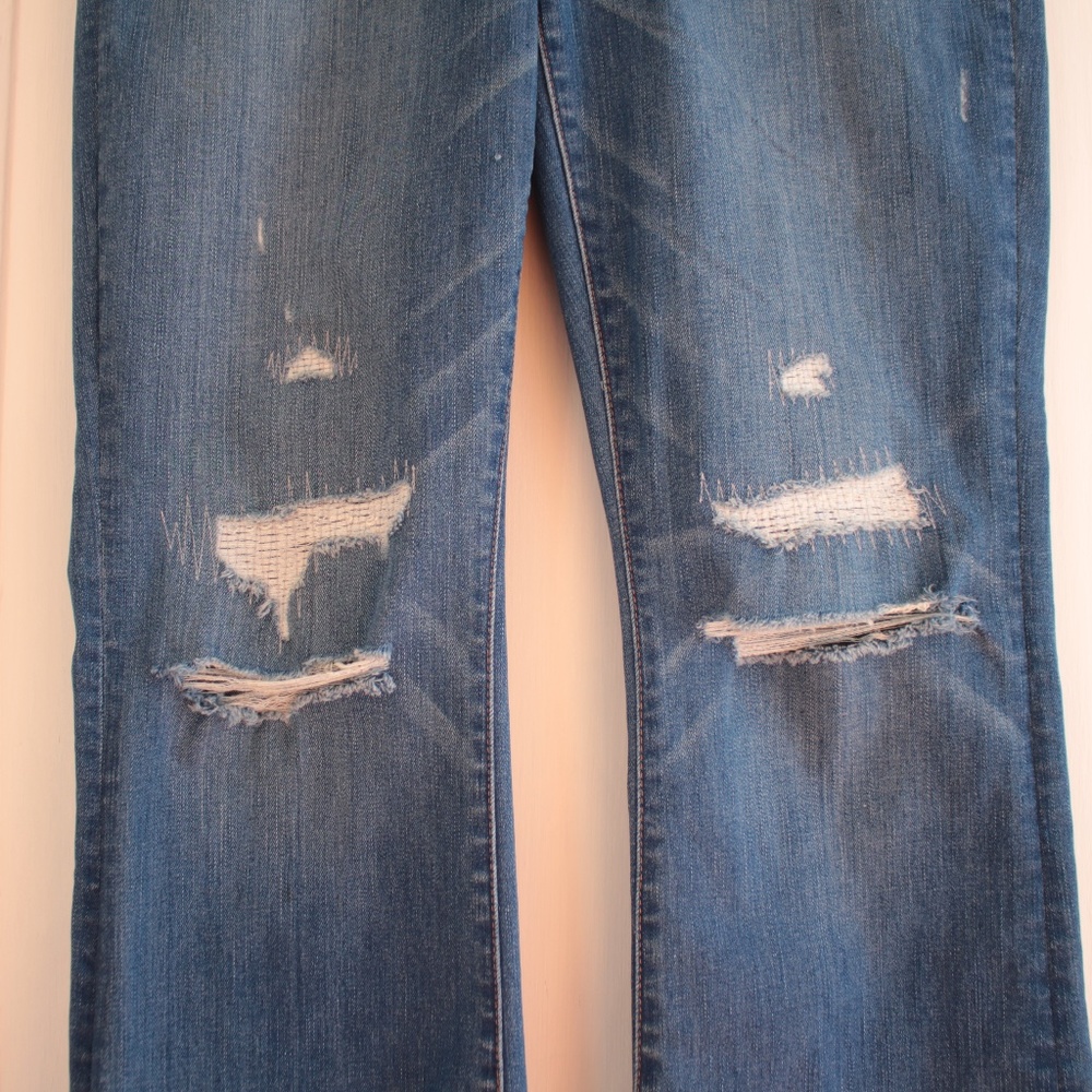 Cali Demi-Boot Jeans in Bronson Wash:‎ Button-Front Edition Size 26 - Picture 4 of 13